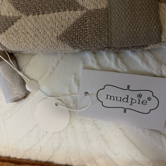 Mudpie Chevron Pattern Clutch with Tassels - Picture 2 of 4